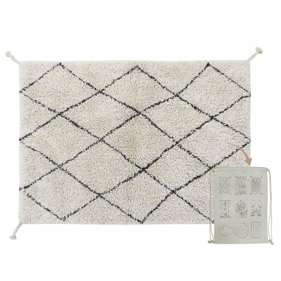 Kids Interiors & Decor * | Rugs Lorena Canals Machine Washable Rug Mini Bereber