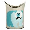 Kids Interiors & Decor * | 3 Sprouts Laundry Hamper Polar Bear