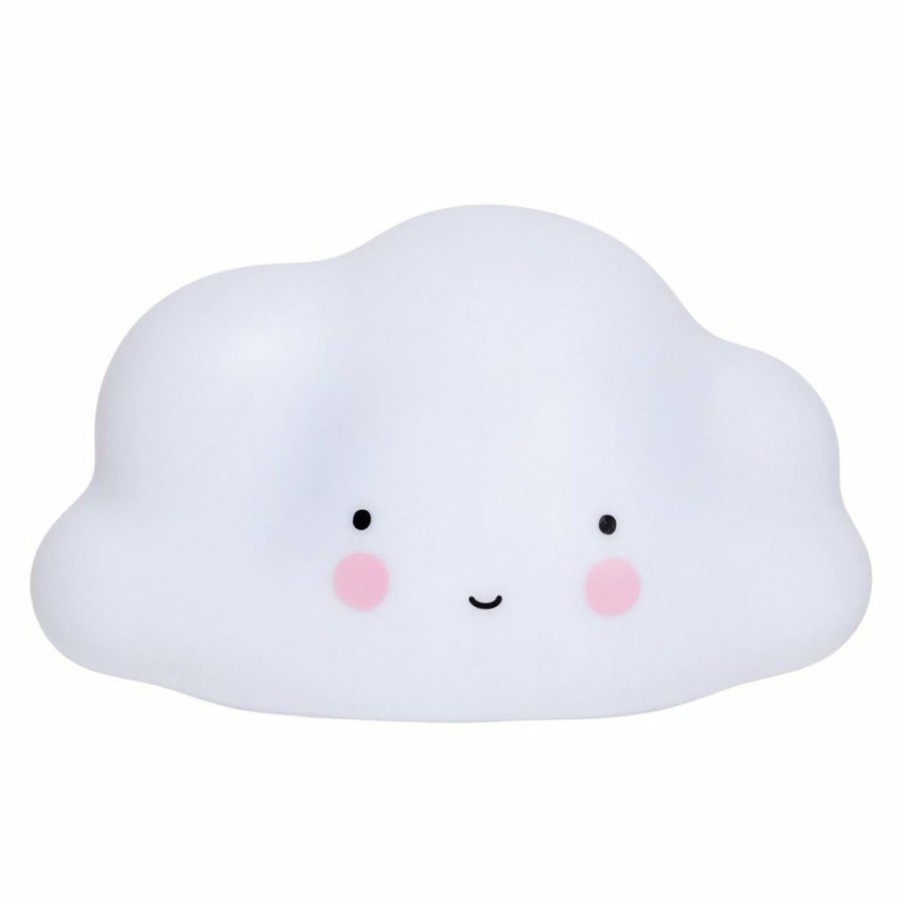 Kids Interiors & Decor * | A Little Lovely Company Night Light Cloud White Lighting