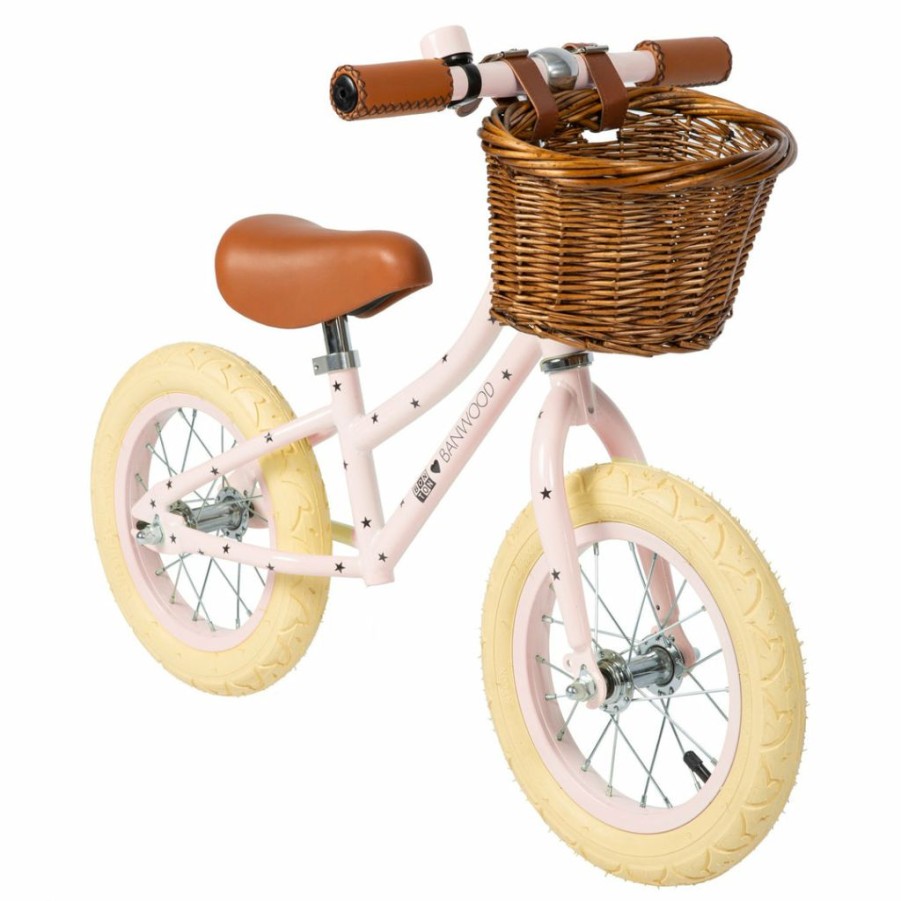 Gifts * | Banwood + Bonton First Go Balance Bike Pink | Stars