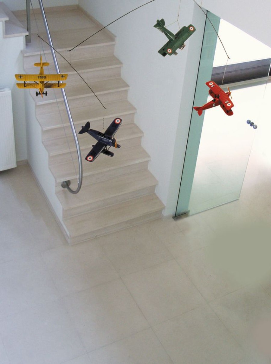 Kids Interiors & Decor * | Mobiles Authentic Models Ceiling Mobile Vintage Airplanes