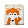 Kids Interiors & Decor * | Toy Storage Boxes 3 Sprouts Toy Storage Box Fox