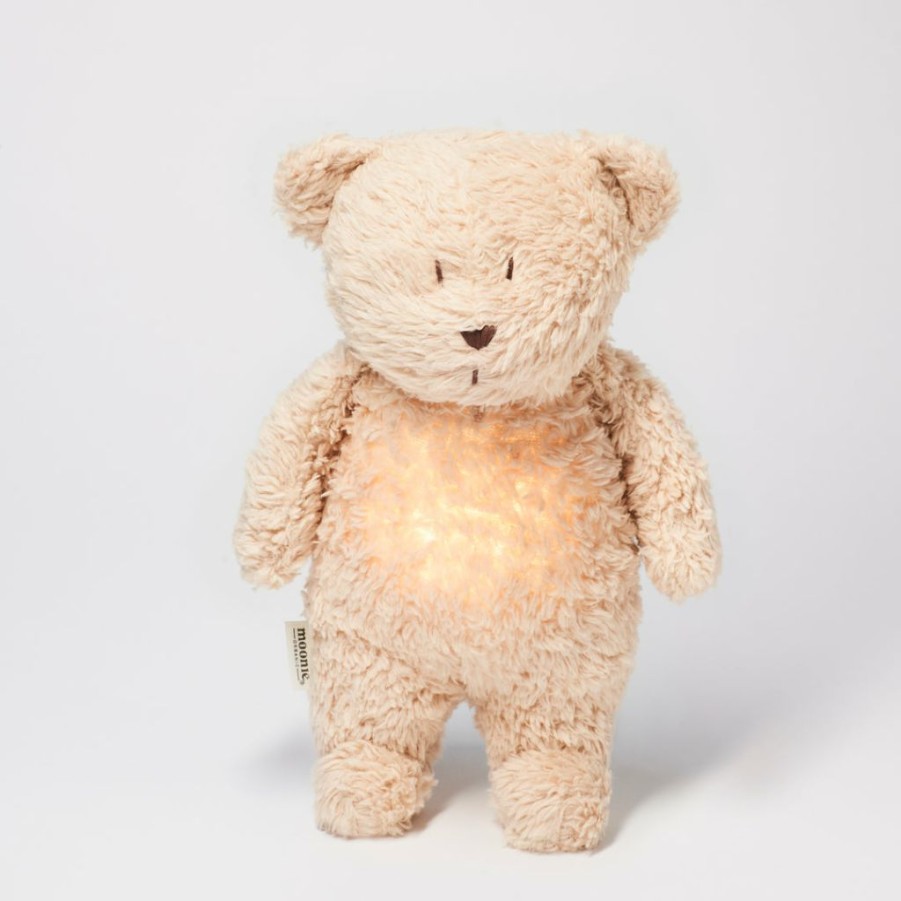 Gifts * | Soft Toys Moonie Organic Humming Bear Sleep Aid Sand