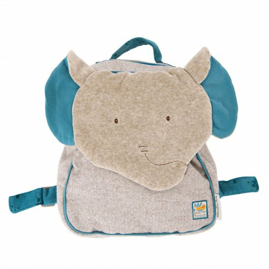 Gifts * | Moulin Roty Personalised Elephant Backpack