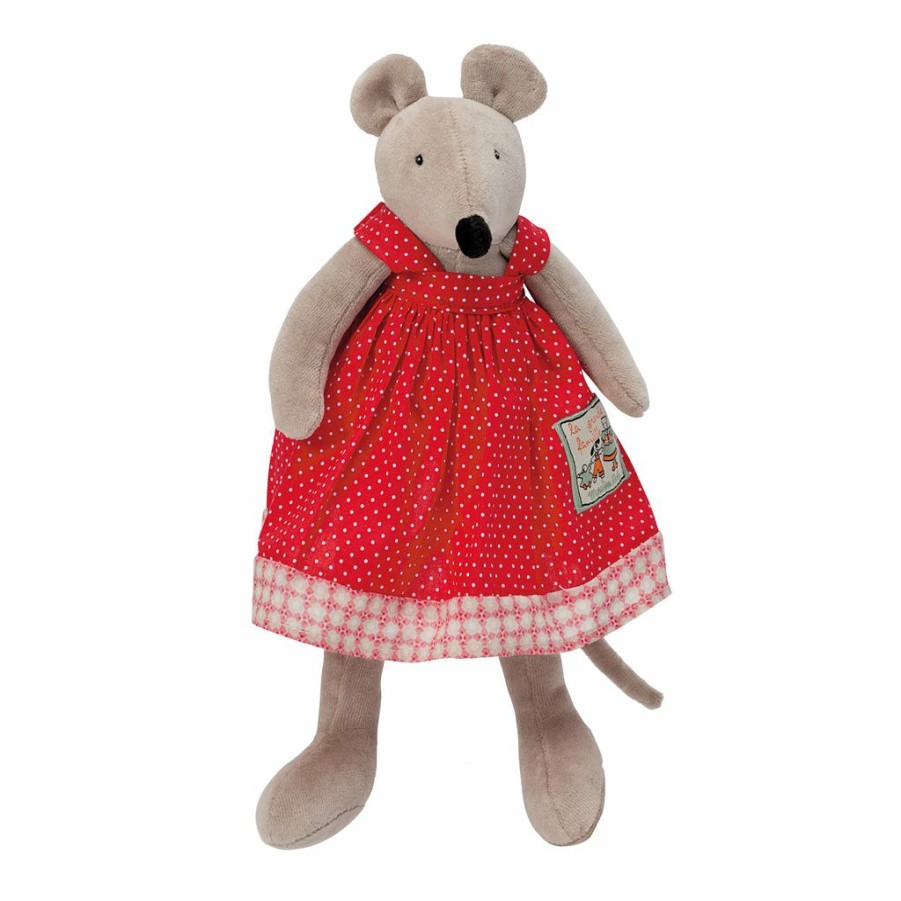 Gifts * | Moulin Roty Personlised Nini The Mouse Soft Toys