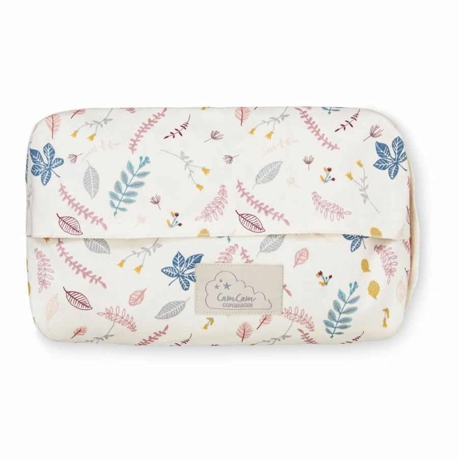 Kids Interiors & Decor * | Cam Cam Copenhagen Organic Wet Wipes Cover Pressed Leaves Rose Changing Cushions