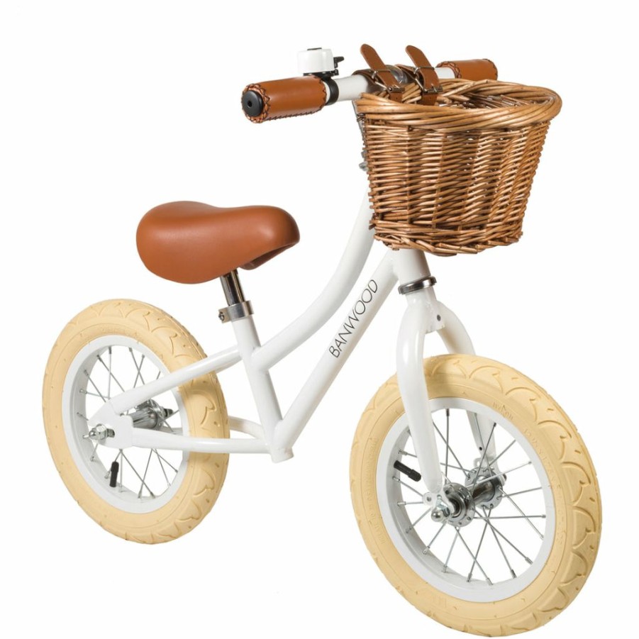 Gifts * | Banwood First Go Balance Bike White