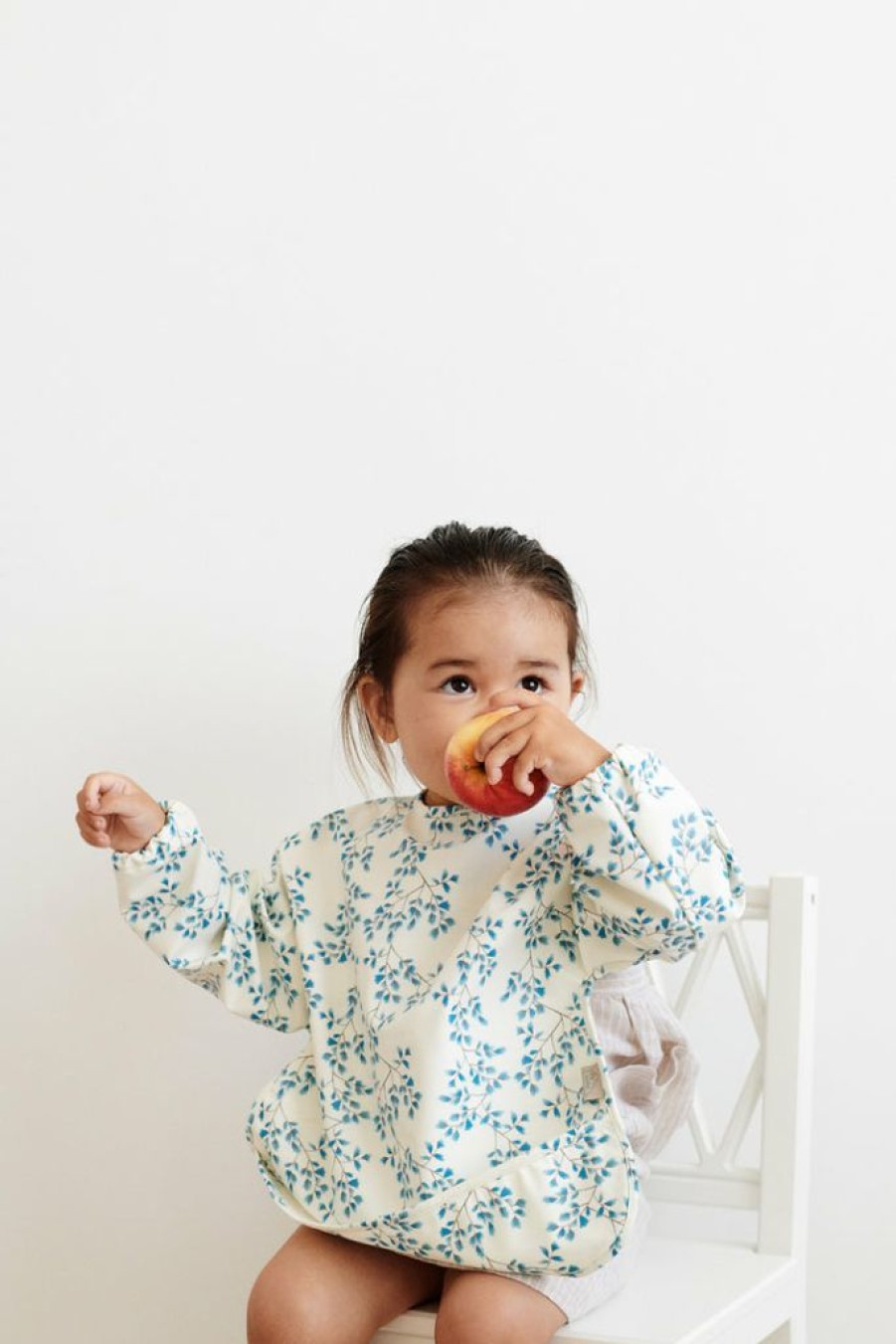 Gifts * | Cam Cam Copenhagen Baby Bibs Cam Cam Organic Sleeved Bib Windflower