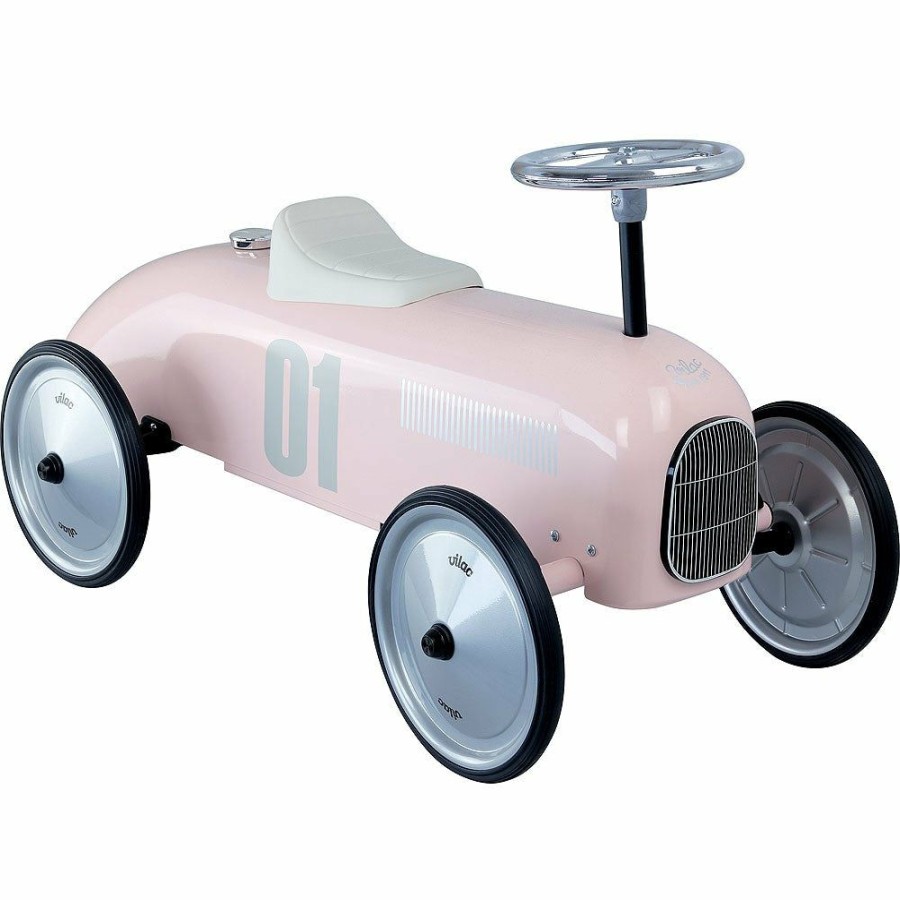 Play * | Vilac Vintage Ride On Car Pink