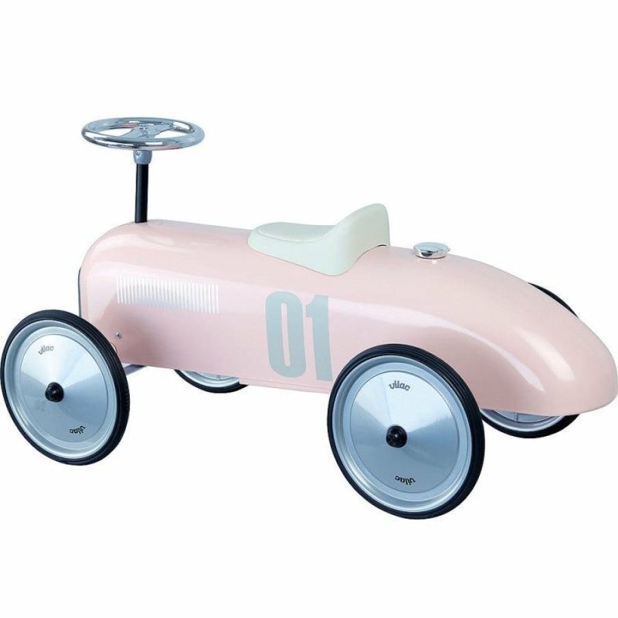 Play * | Vilac Vintage Ride On Car Pink