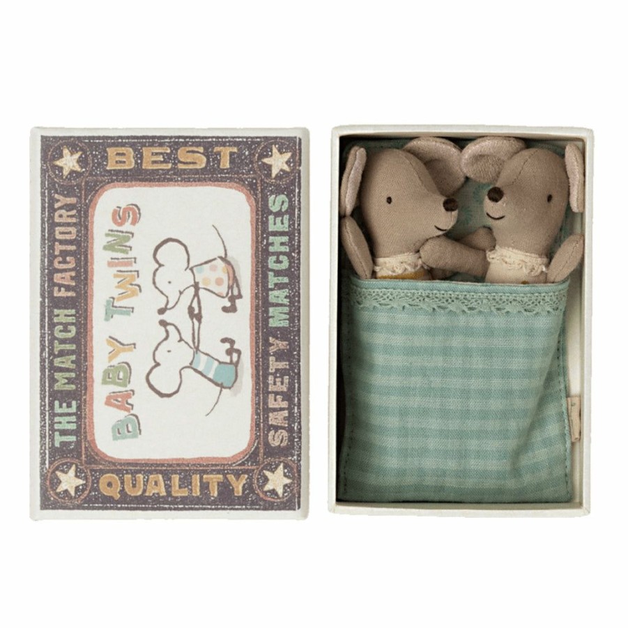 Gifts * | Maileg Mice In A Matchbox Twins New Arrivals