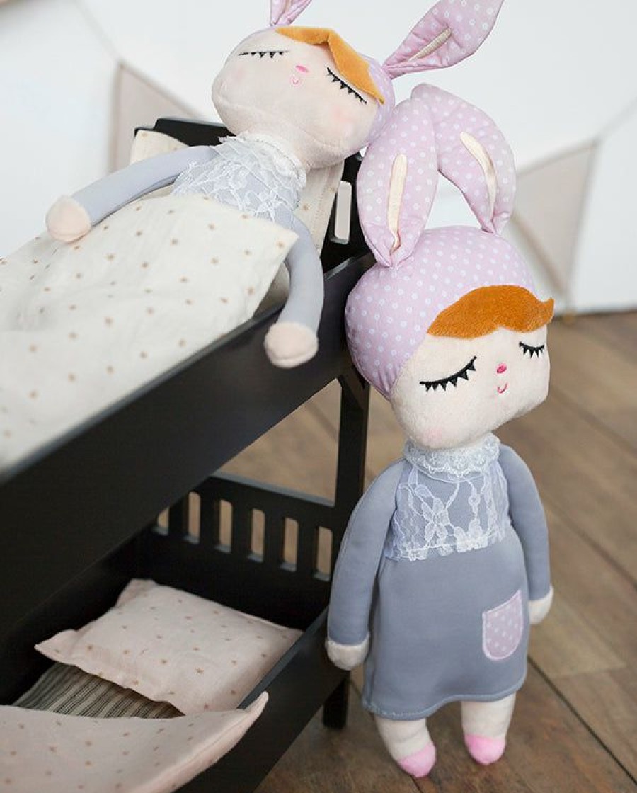 Gifts * | Doll Play Miniroom Large Rabbit Doll Grey