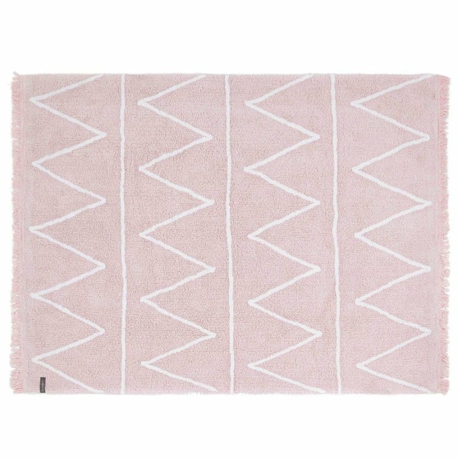 Kids Interiors & Decor * | Lorena Canals Machine Washable Rug Hippy Soft Pink Rugs