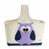 Kids Interiors & Decor * | 3 Sprouts Storage Caddy Owl Nursery Storage Caddy'S