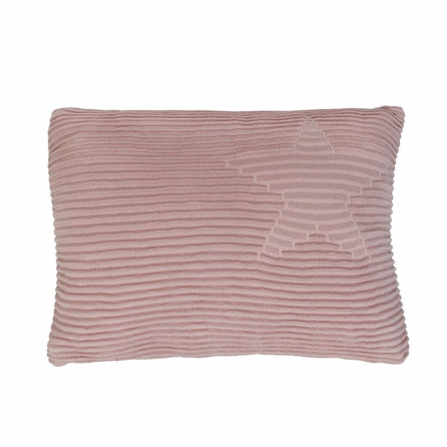 Kids Interiors & Decor * | Cushions Lorena Canals Cushion Hippy Stars Nude Pink