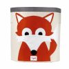 Kids Interiors & Decor * | 3 Sprouts Toy Storage Bin Fox