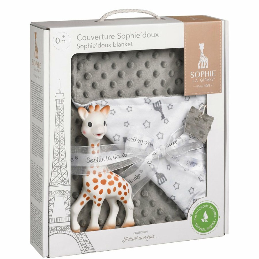 Gifts * | Build Your Own Gift Hamper Sophie The Giraffe 'Sophie' Doux Blanket Gift Set