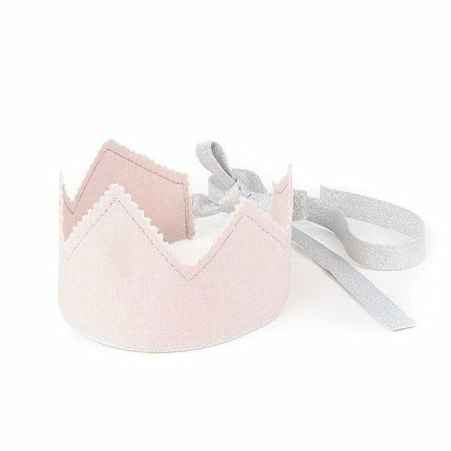 Gifts * | Cotton & Sweets Build Your Own Gift Hamper Personalised Linen Crown Powder Pink