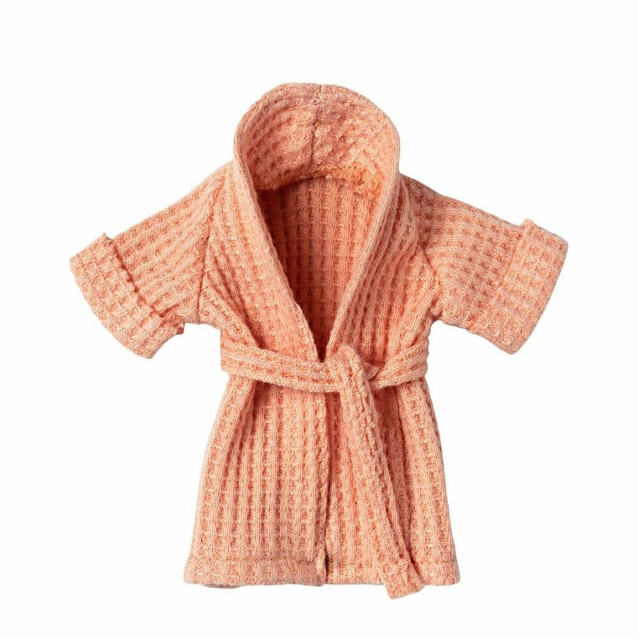 Play * | Maileg Mouse Bathrobe Coral New Arrivals