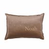 Kids Interiors & Decor * | Malomi Kids New Arrivals Personalised Luxury Velvet Cushion Latte