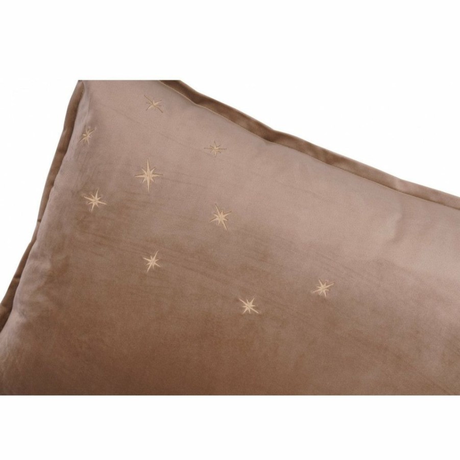 Kids Interiors & Decor * | Malomi Kids New Arrivals Personalised Luxury Velvet Cushion Latte