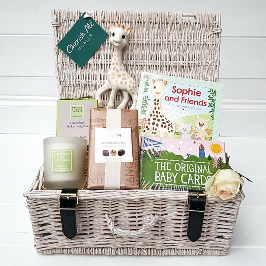 Gifts * | Cherish Me Dublin Cherish Me Baby Gift Hamper Sophie Delights Baby Gift Boxes & Hampers