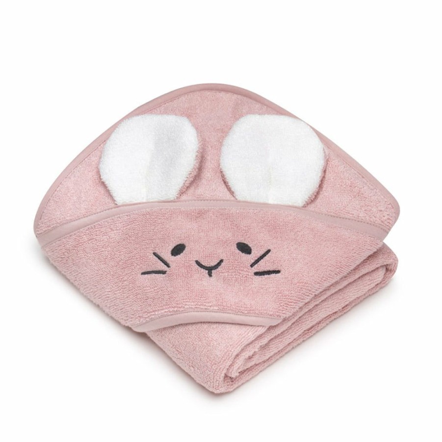 Gifts * | My Memi Mouse Bamboo Baby Bath Towel Powder Pink