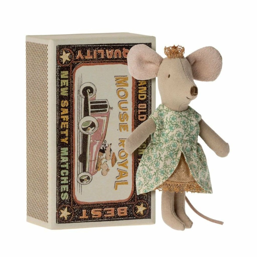 Gifts * | New Arrivals Maileg Princess Mouse In A Matchbox Little Sister