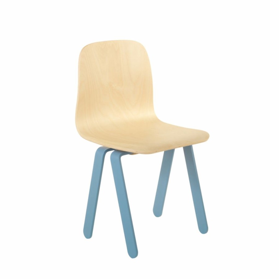 Kids Furniture * | Kids Tables & Chairs In2Wood Kids Chair Blue