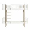 Kids Furniture * | Oliver Furniture Wood Bunk Bed White/Oak