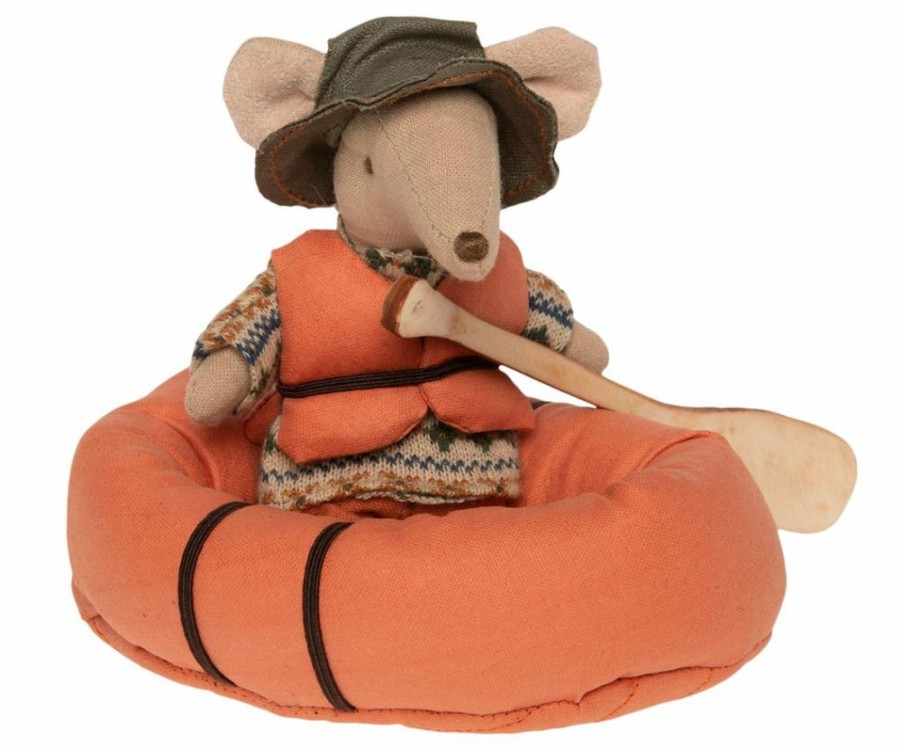 Gifts * | Maileg Mouse In A Rubber Boat