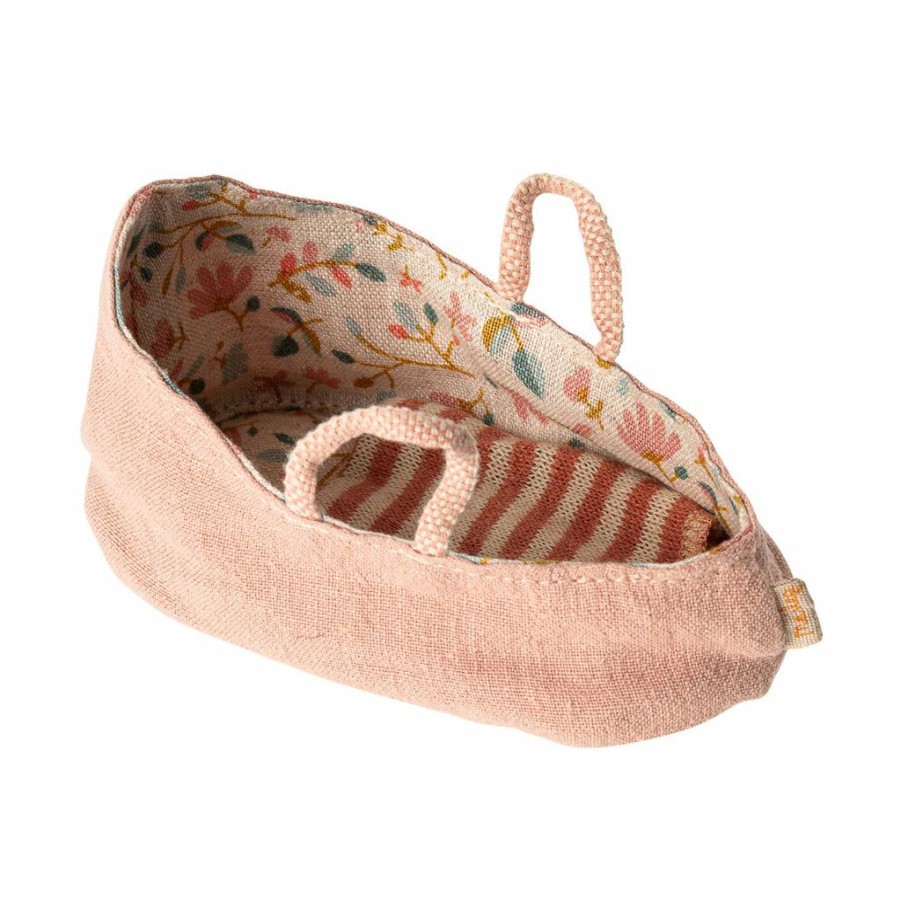 Play * | Maileg My Carry Cot Misty Rose