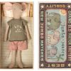 Gifts * | Maileg Mice & Bunnies Maileg (Medium) Mouse In A Box Boy & Sleepover Set