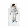 Kids Interiors & Decor * | Snurk Astronaut Organic Bedding Set