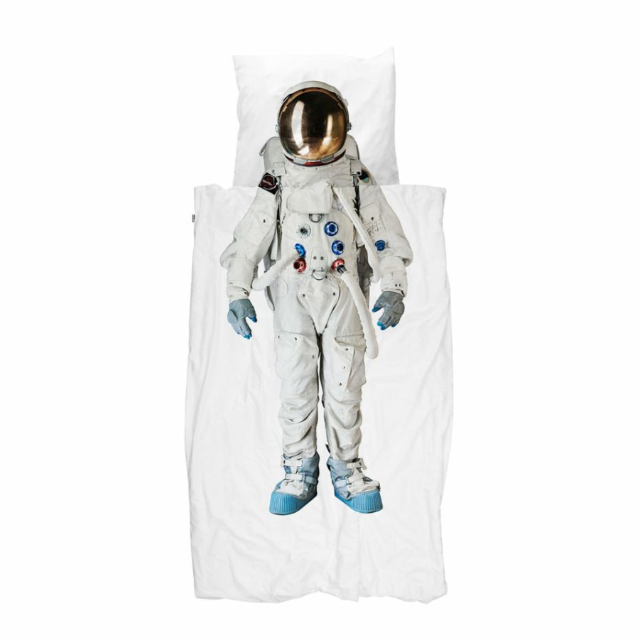 Kids Interiors & Decor * | Snurk Astronaut Organic Bedding Set