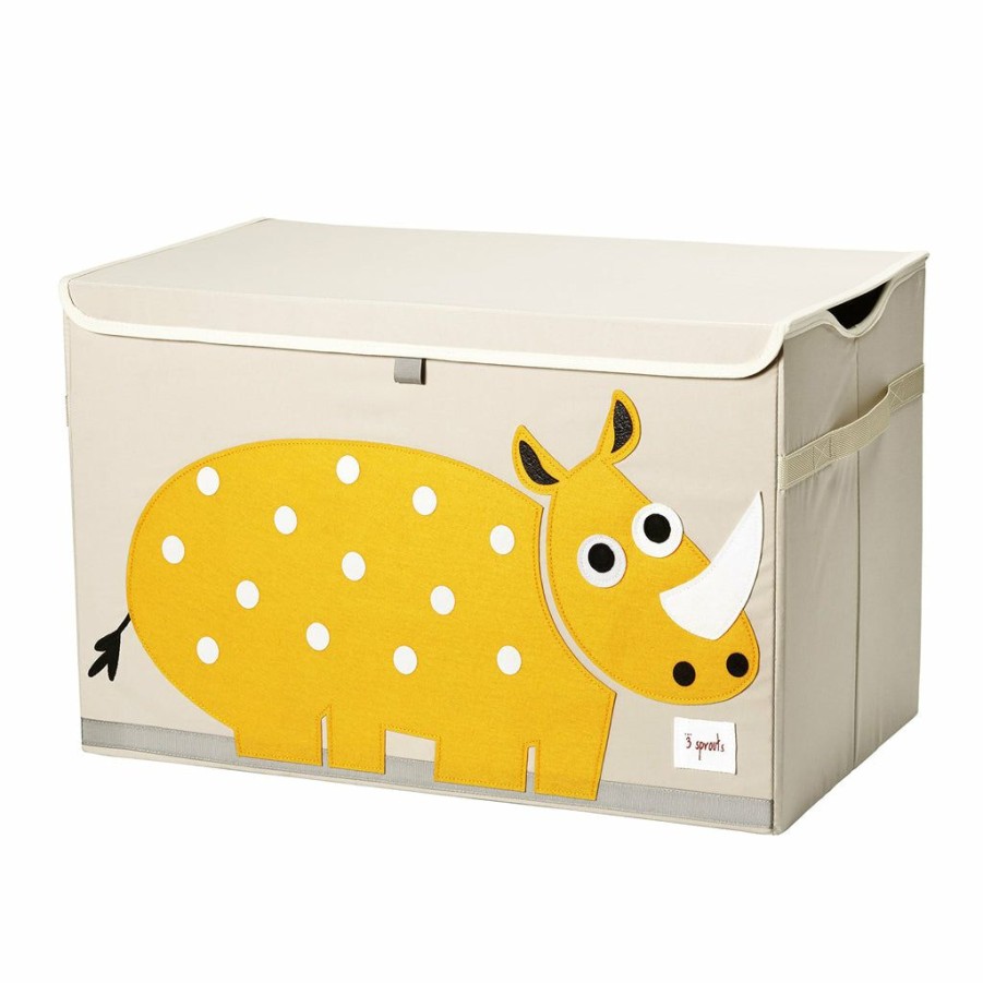 Kids Interiors & Decor * | 3 Sprouts Large Toy Chest Rhino Toy Chests