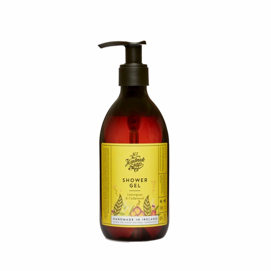 Gifts * | The Handmade Soap Company Shower Gel Lemongrass & Cedarwood Natural Skincare