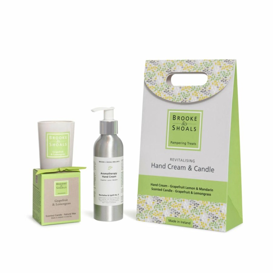 Gifts * | Brooke & Shoals Wellness Pampering Set Hand Cream & Candle