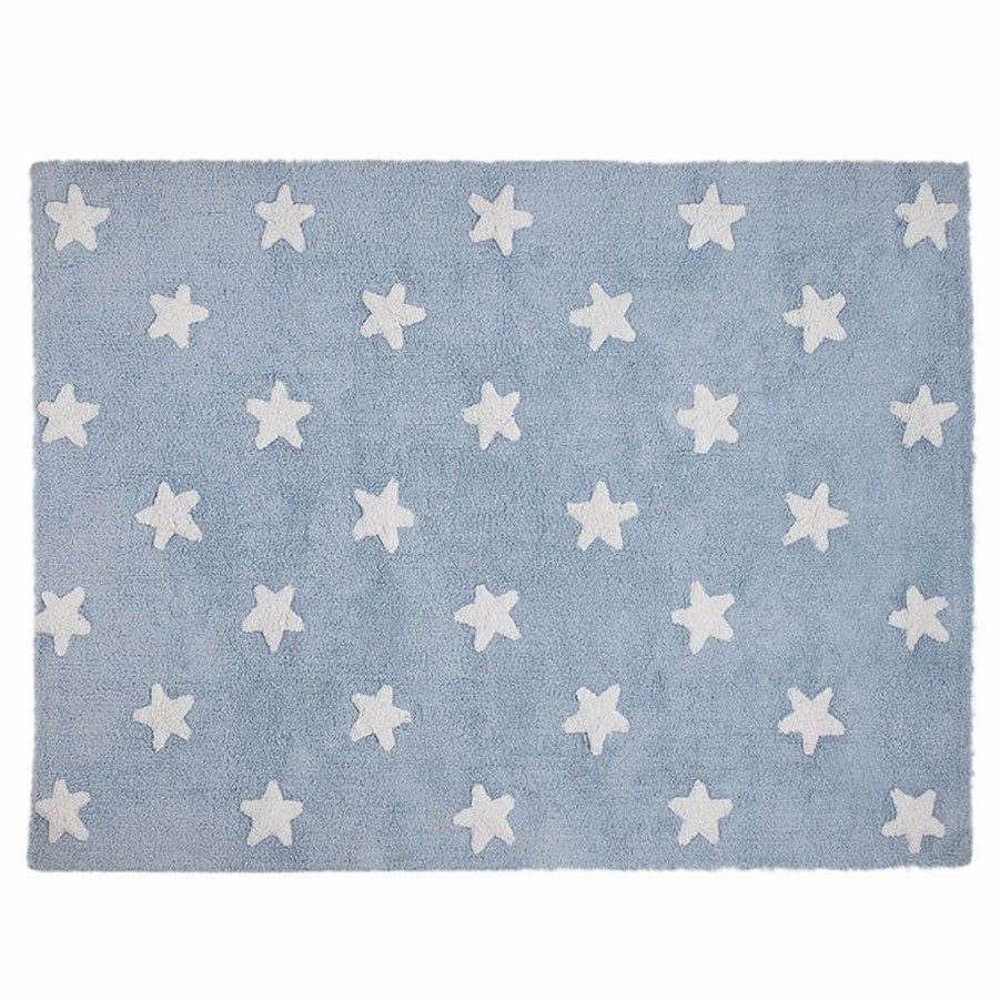 Kids Interiors & Decor * | Rugs Lorena Canals Machine Washable Rug Stars Blue/White