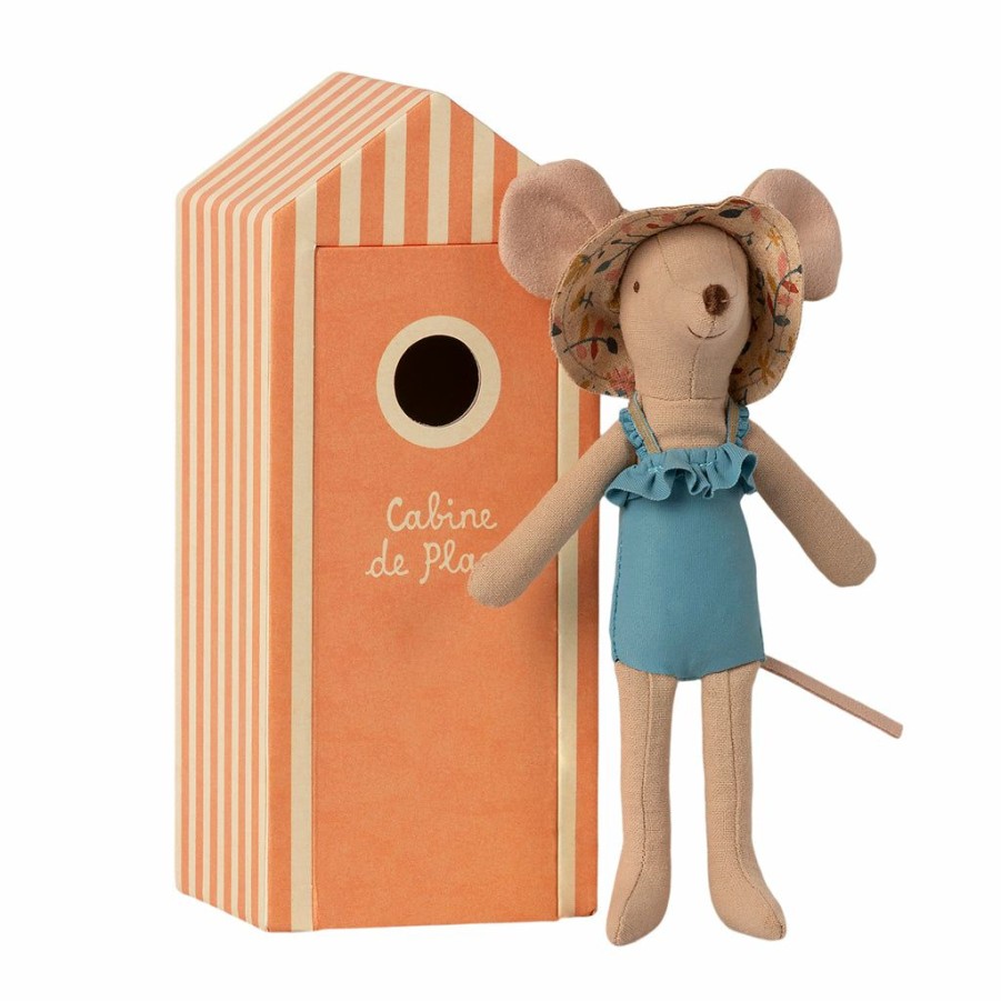 Play * | Maileg Beach Cabin Mouse Mum