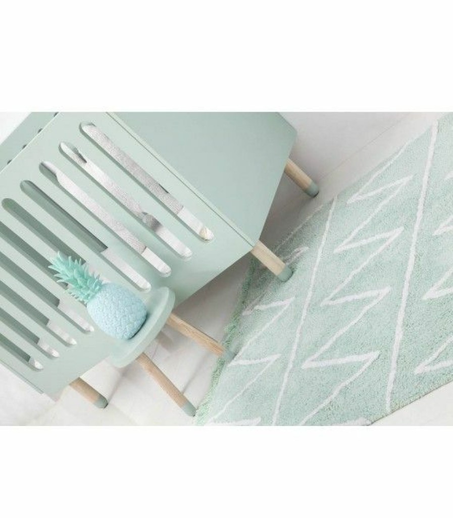 Kids Interiors & Decor * | Lorena Canals Machine Washable Rug Hippy Mint Rugs