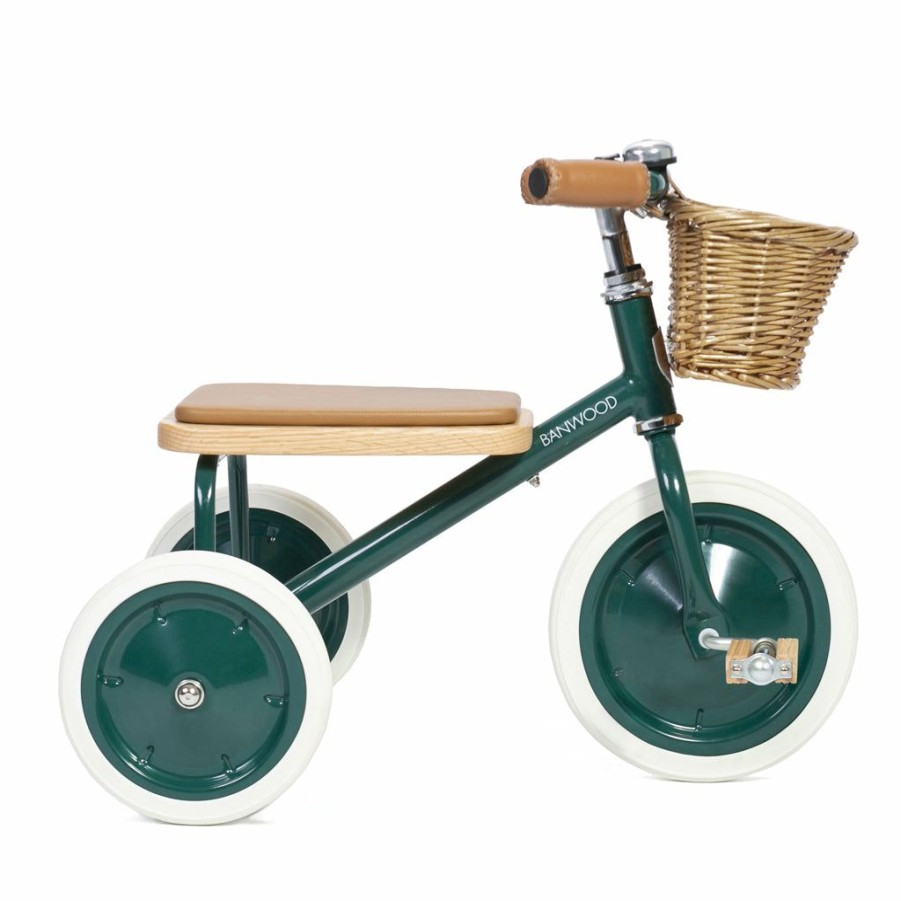 Gifts * | Banwood Trike Green Kids Bikes & Ride Ons