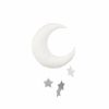 Kids Interiors & Decor * | Mobiles Cotton & Sweets Mobile Moon Silver Stars