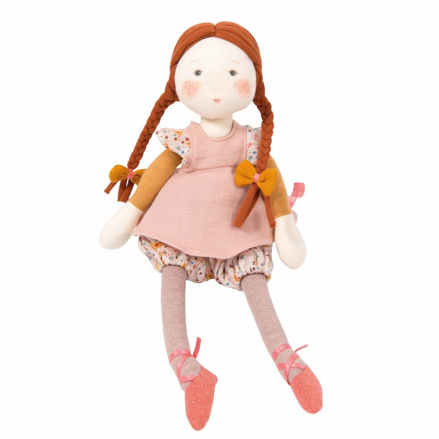 Gifts * | Doll Play Moulin Roty Fleur Rag Doll