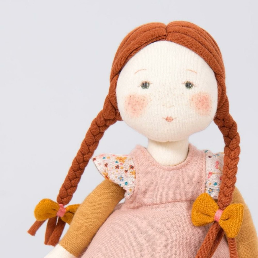 Gifts * | Doll Play Moulin Roty Fleur Rag Doll