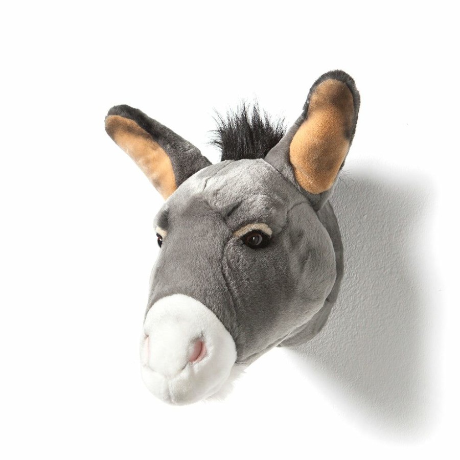 Kids Interiors & Decor * | Wild & Soft Wall Toy Francis The Donkey Wall Decoration