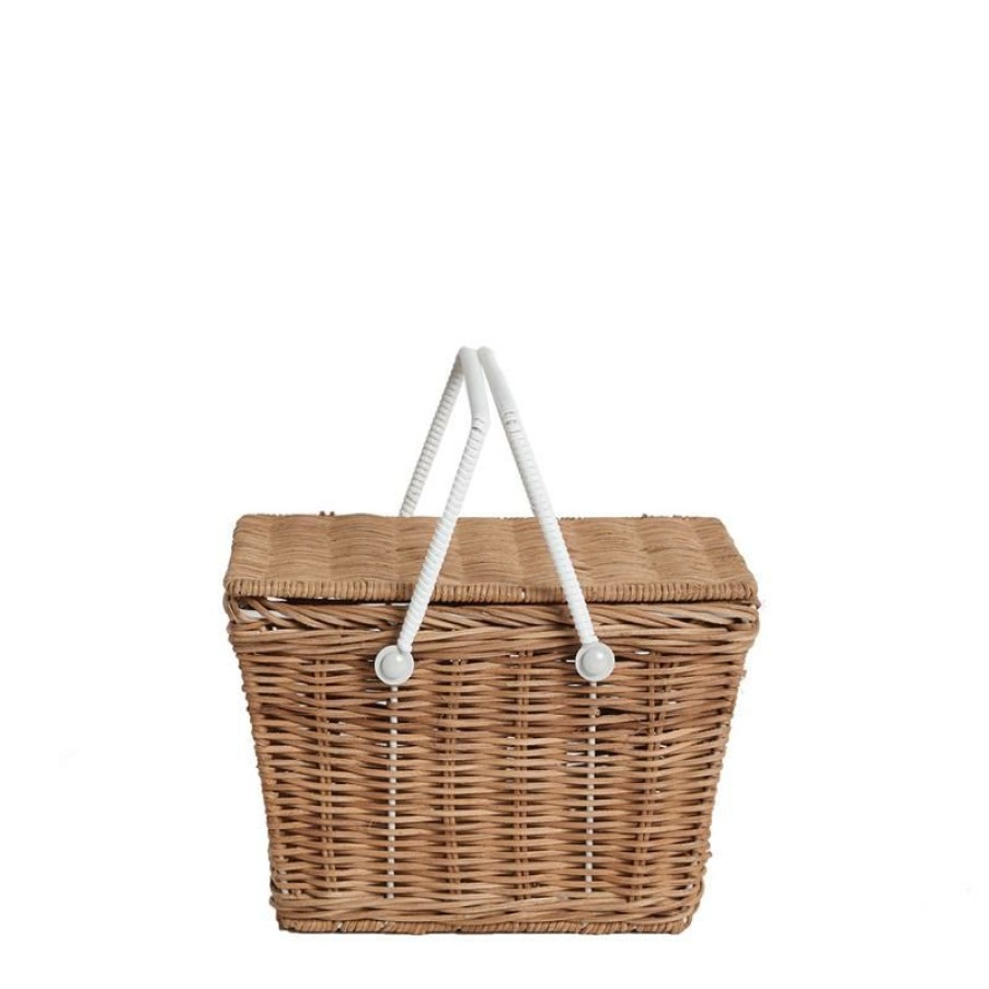 Gifts * | Gifts For Older Kids Olli Ella Piki Rattan Basket Natural