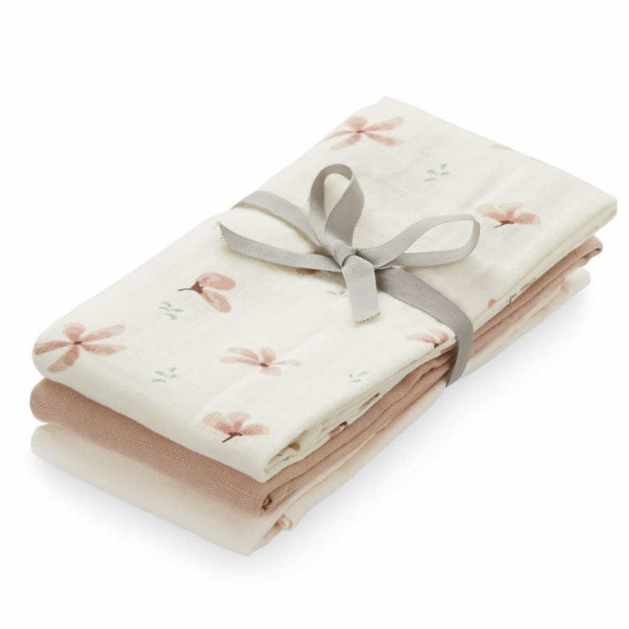 Gifts * | Cam Cam Copenhagen Build Your Own Gift Hamper Cam Cam Organic Muslin Cloths 3 Pack Windflower, Dusty Rose, Powder