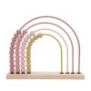 Kids Interiors & Decor * | Little Dutch Rainbow Abacus Pink Decorative Items