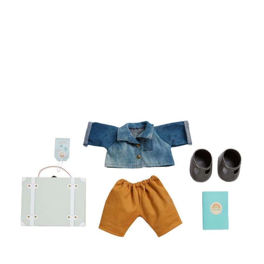 Gifts * | Olli Ella Dinkum Doll Travel Togs Sage